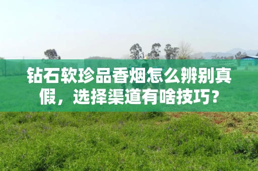 钻石软珍品香烟怎么辨别真假，选择渠道有啥技巧？